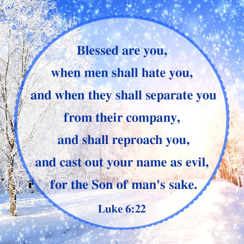 Bible Verse - Luke 6:22