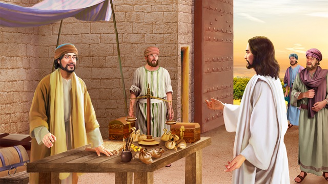 Jesus Calls Matthew,Bible Story,Jesus,Matthew