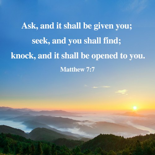 Bible verse image matthew 7 7