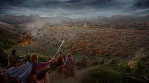 Satan Tempts Job for the First Time (His Livestock Is Stolen and Calamity Befalls His Children)