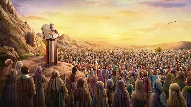 the Ten Commandments, Moses conveyed 613 commandments to the Israelites