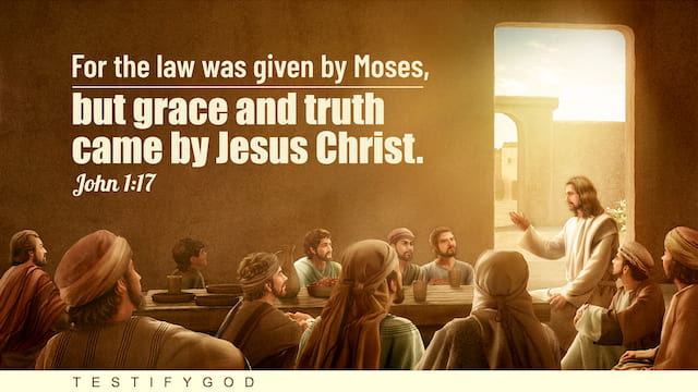 For the law was given by Moses, but grace and truth came by Jesus Christ <span class=