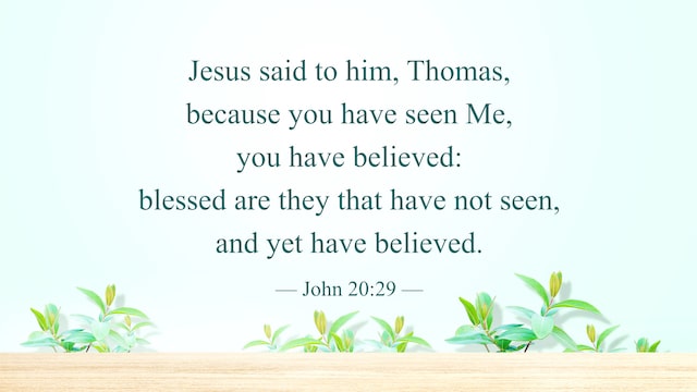 blessed are those who believe without seeing reflection-john 20:29 reflection and john 20:29 meaning and john 20:29 devotional