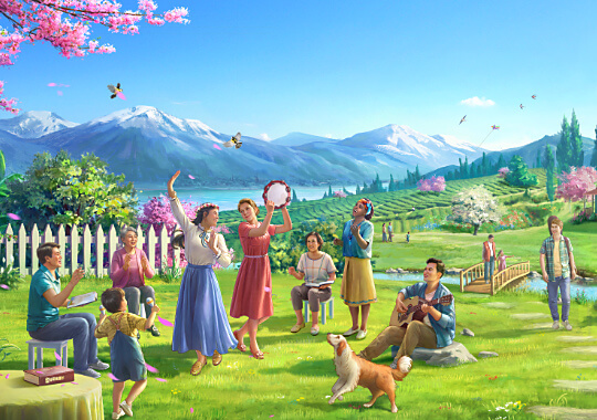 Entering a beautiful destination